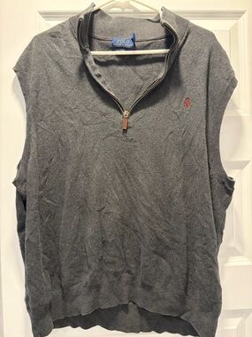 Polo by Ralph Lauren Sleeveless Quarter Zip Sweater